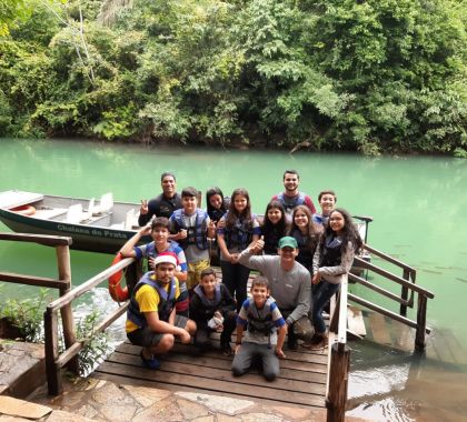 Alunos de escola em Jardim visitam o Recanto Ecológico Rio da Prata