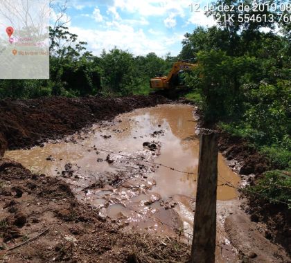 Chuva cessa e obras de conservação de solo em Bonito são retomadas