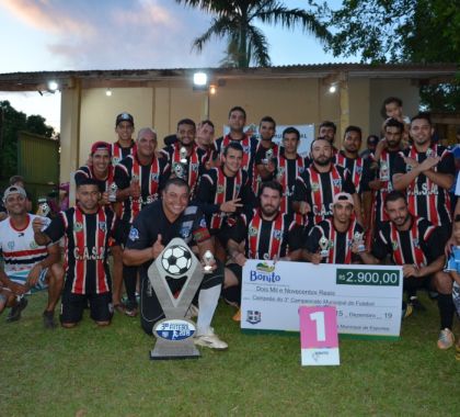 Confira o resultado da final do Campeonato Municipal de Futebol de Campo em Bonito