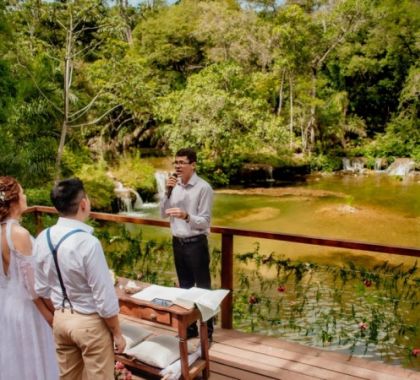 Rio Formoso é cenário de casamento repleto de emoções. Veja fotos!