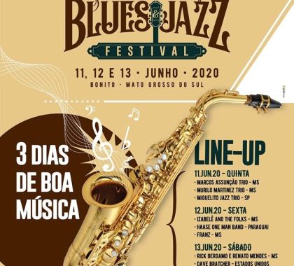 Sétima edição do Bonito Blues & Jazz Festival acontece em junho