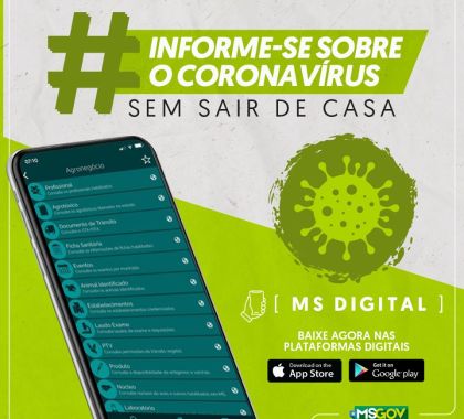 Governo de MS disponibiliza resultado de exame de coronavírus por aplicativo