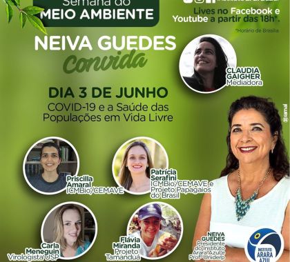 COVID-19 e a Saúde das Populações em Vida Livre é tema de live