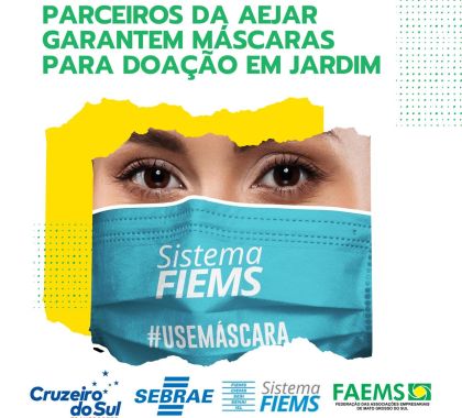 Jardim recebe 1,5 mil máscaras para prevenção ao coronavírus