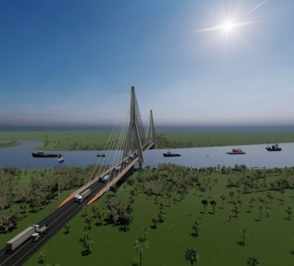 Licitação é aberta para projeto de acesso a ponte sobre o Rio Paraguai