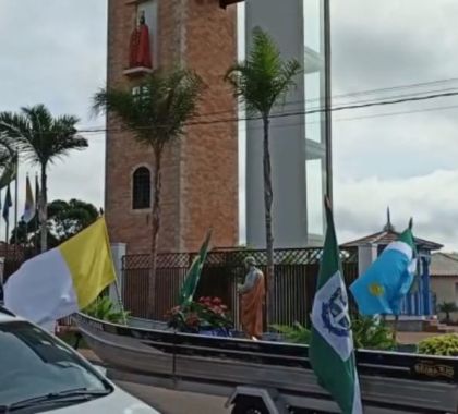 Carreata em homenagem à São Pedro é realizada em Bonito