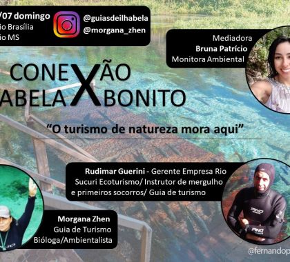 Turismo de Natureza é tema de live sobre Bonito