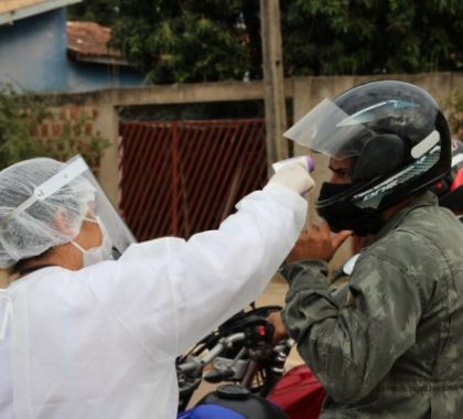 Bodoquena realiza barreira sanitária para orientação e prevenção do coronavírus