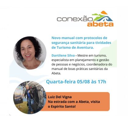 Abeta promove LIVE sobre protocolos de segurança sanitária para atividades de turismo de aventura