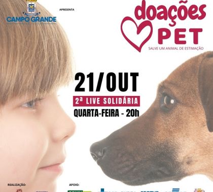 Sebrae MS promove live sobre Doações Pet