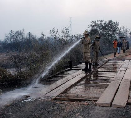 Pontes destruídas no Pantanal serão substituídas por pontes de concreto