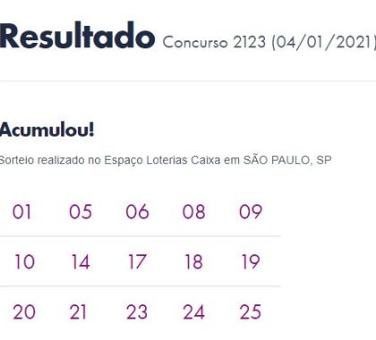 Resultado Concurso 2121 Lotofácil; Prêmio acumula em R$ 3,7 milhões