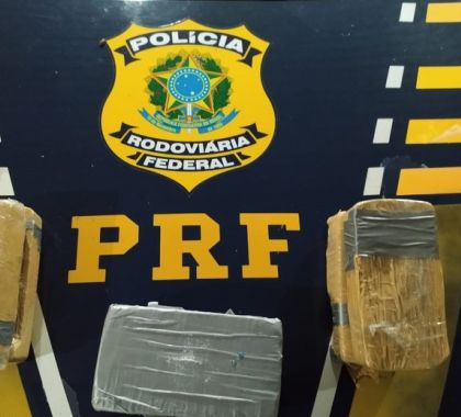 PRF apreende 10 kg de cocaína após dois flagrantes na BR-262