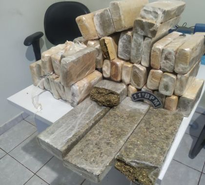 Homem é preso por tráfico de drogas e 23 kg de maconha são apreendidos em Guia Lopes da Laguna