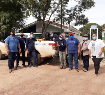 Trabalho preventivo de fumacê é realizado no distrito Águas do Miranda