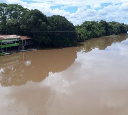 Imasul alerta para risco de rio transbordar no distrito de Águas do Miranda