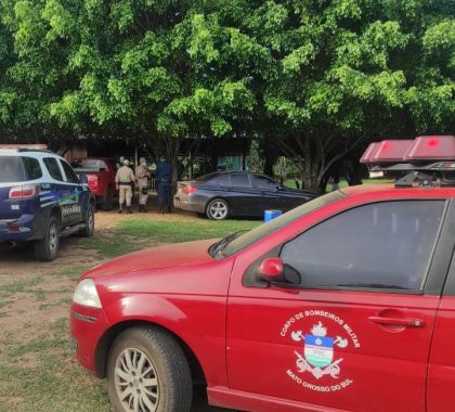 PM, Bombeiros e Vigilância Sanitária realizam ação de prevenção à Covid-19 em Bodoquena