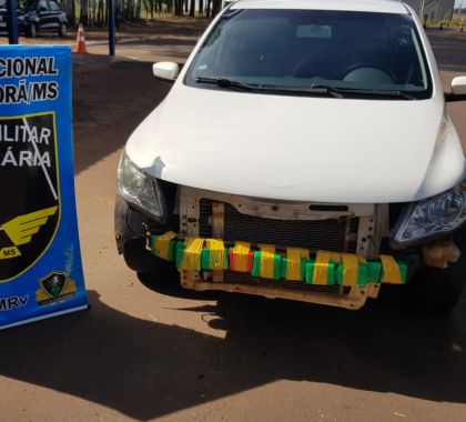 Carro recheado com drogas é apreendido em Ponta Porã