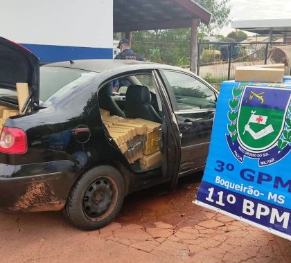 Polícia Militar apreende quase uma tonelada de maconha no distrito de Boqueirão, em Jardim