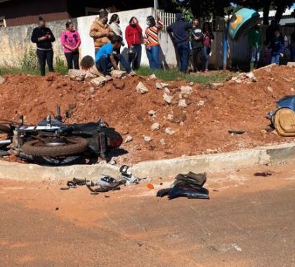 Acidente entre motocicletas provoca morte de mulher em Jardim