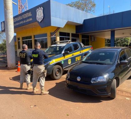 Veículo roubado em Campo Grande é recuperado em Guia Lopes da Laguna