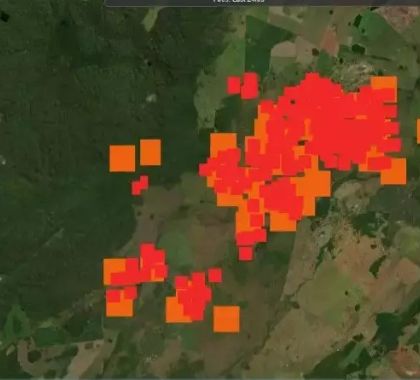 Incêndio no Banhado do Rio da Prata alcança 2,7 mil hectares