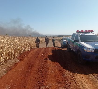 Ponto de início do incêndio no Banhado do Rio da Prata é identificado e equipes de combate são acionadas em Bonito e Jardim