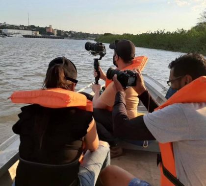 Corumbá recebe equipe do Bonito CVB para captação de imagens