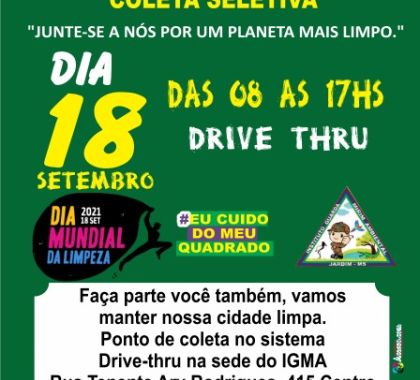 Instituto Guarda Mirim Ambiental de Jardim promove ação no Dia Mundial da Limpeza