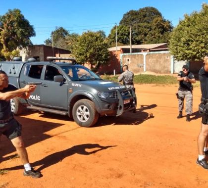 PM realiza treinamento com militares em Jardim (MS)