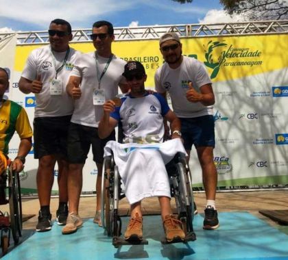 Atleta de Bonito é campeão brasileiro de paracanoagem em Brasília