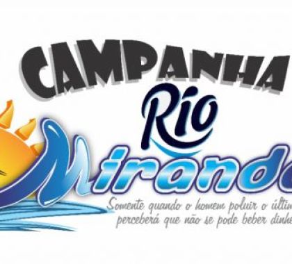 COMDEMA realiza mutirão para limpeza do Rio Miranda